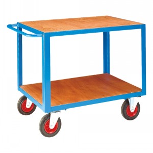 Very Heavy Duty Tray Trolley Table 2 Tier 500kg Capacity